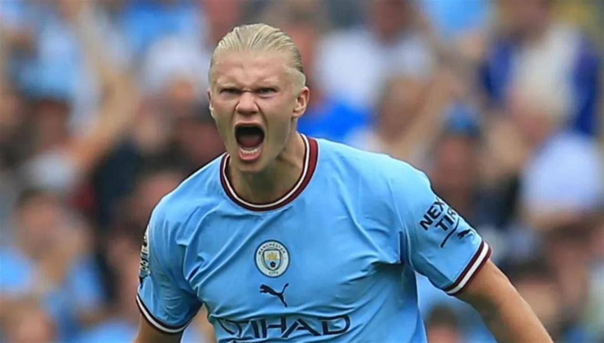 54场55球！哈兰德只差1球超范尼，马上欧冠历史第8的宝座